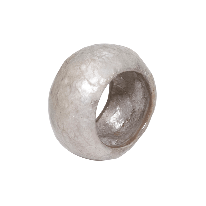 Silver Capiz Napkin Ring - The Collective Park City