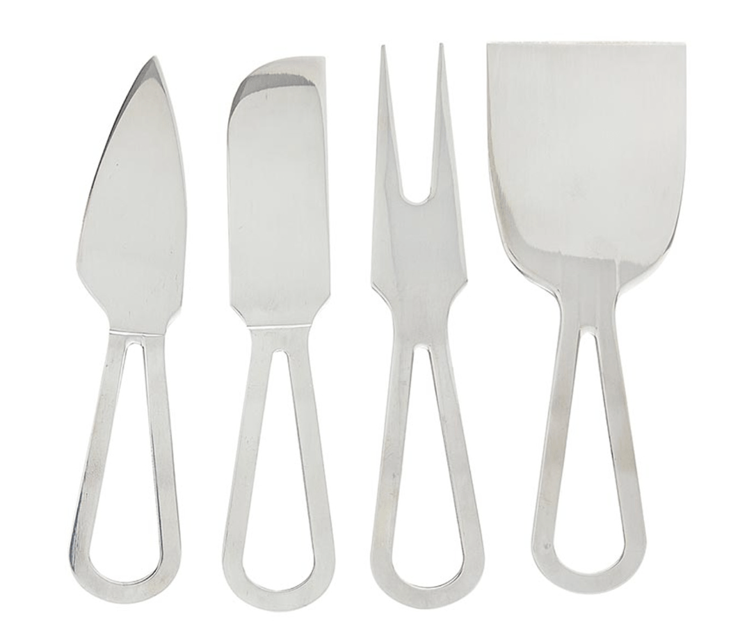 Silver Cheese Knives Set - The Collective Park City