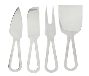 Silver Cheese Knives Set - The Collective Park City