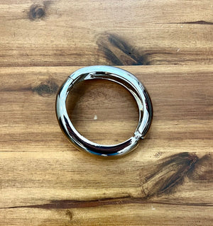 Silver Plated Wave Bracelet - The Collective Park City