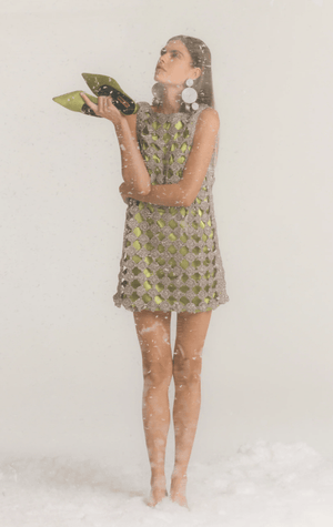 Sina Crochet Mini Dress - The Collective Park City
