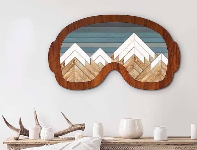 Ski Goggles Linear Wall Art - The Collective Park City