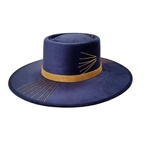 SKYLAR Women's Gambler Crown Navy Hat: Blue / M/L - The Collective Park City