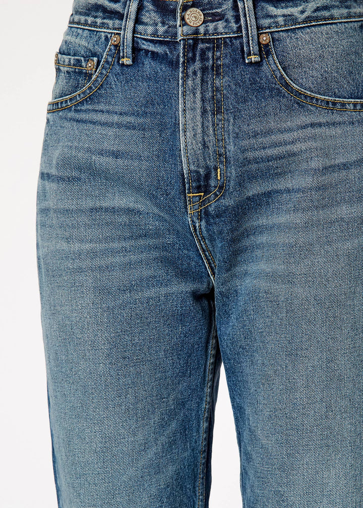 Slacker High Rise Relaxed Straight Jeans - The Collective Park City