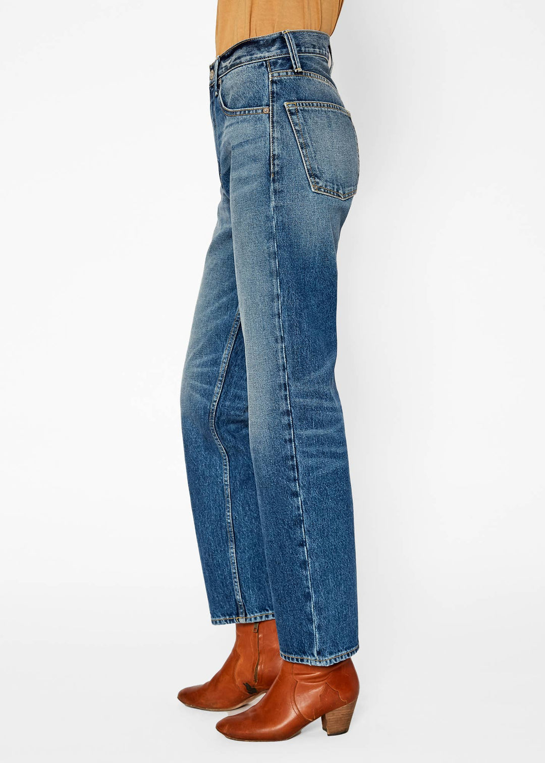 Slacker High Rise Relaxed Straight Jeans - The Collective Park City