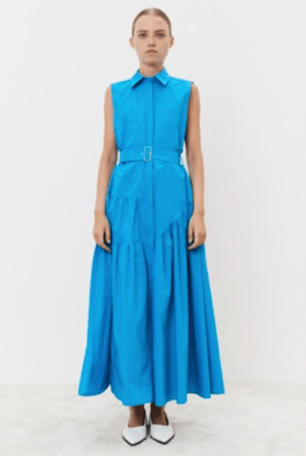 Sleeveless Belted Dress - The Collective Park City