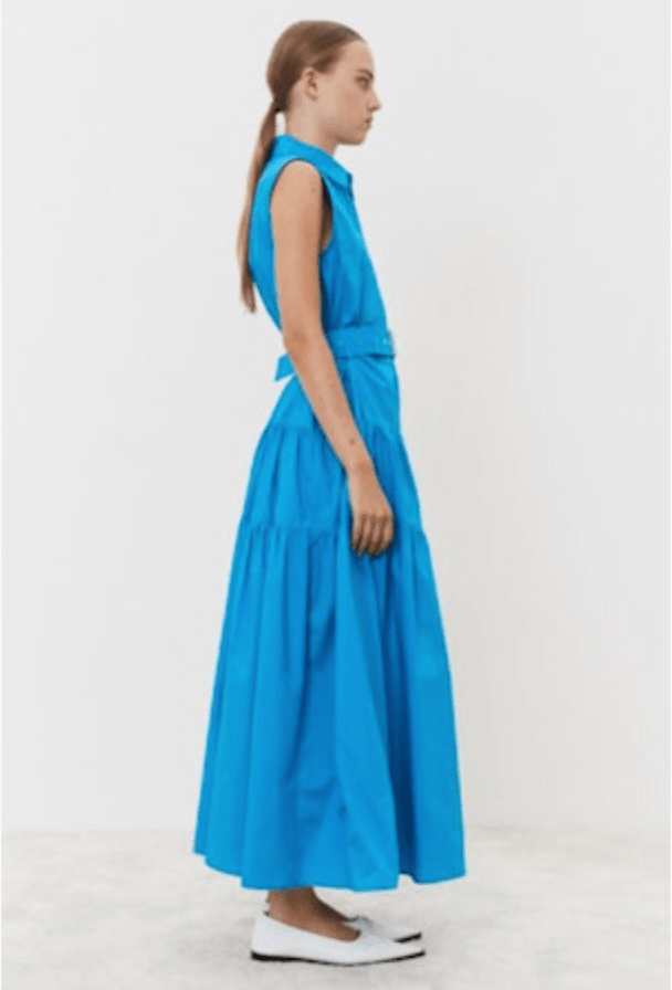 Sleeveless Belted Dress - The Collective Park City
