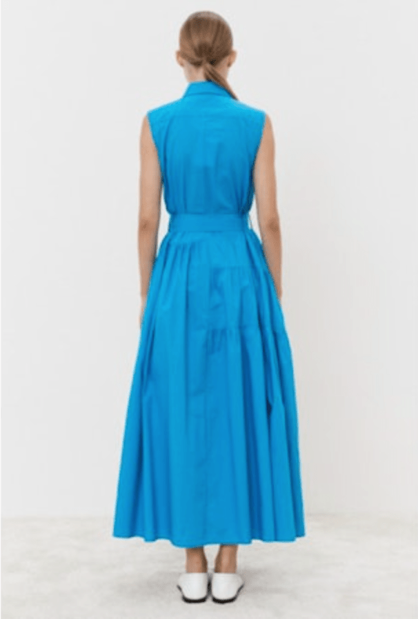 Sleeveless Belted Dress - The Collective Park City