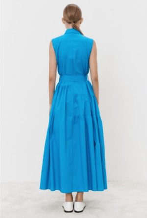 Sleeveless Belted Dress - The Collective Park City