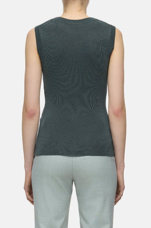 Sleeveless Crewneck Tank - The Collective Park City