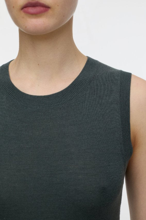 Sleeveless Crewneck Tank - The Collective Park City