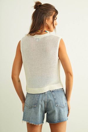 Sleeveless Knit Top - The Collective Park City