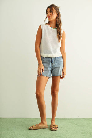 Sleeveless Knit Top - The Collective Park City
