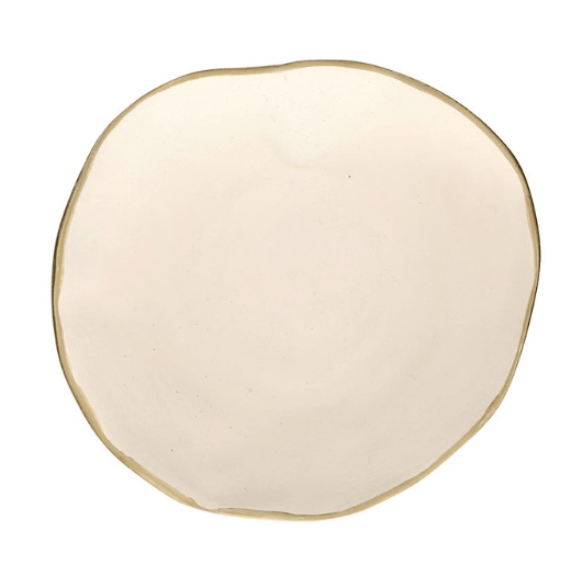 Sm Gold Rim Aluminum Bowl - The Collective Park City