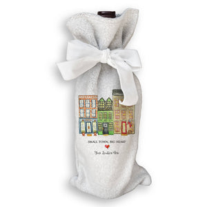 Small Town Big Heart with Location: White Guest Towel / - The Collective Park City