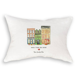 Small Town Big Heart with Location: White Guest Towel / - The Collective Park City