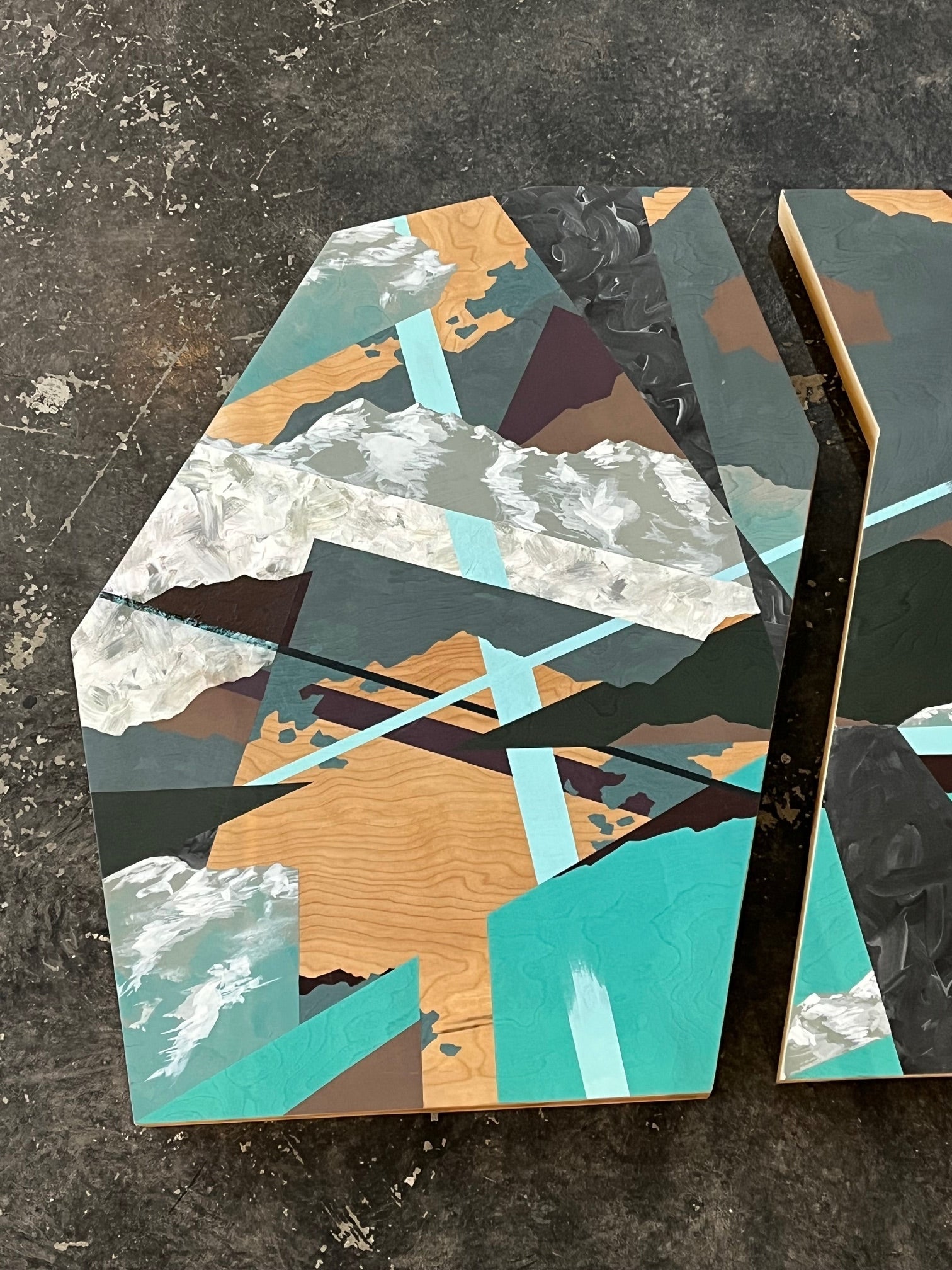 "Snowcapped" Painting - The Collective Park City