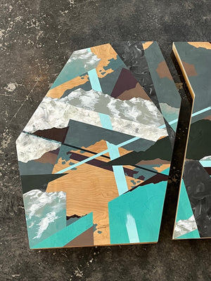 "Snowcapped" Painting - The Collective Park City