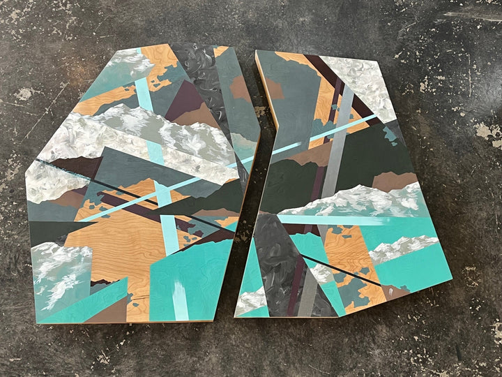 "Snowcapped" Painting - The Collective Park City