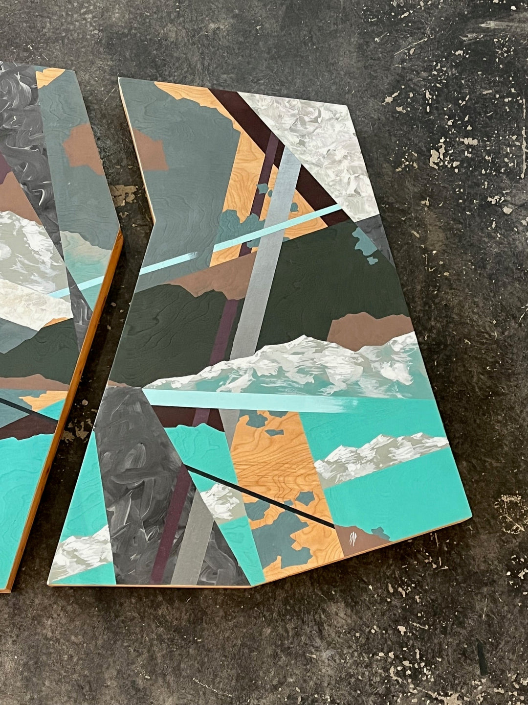"Snowcapped" Painting - The Collective Park City