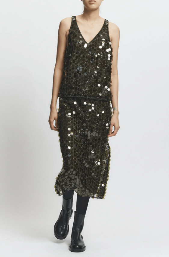 Sol Mesh Sequin Top - The Collective Park City