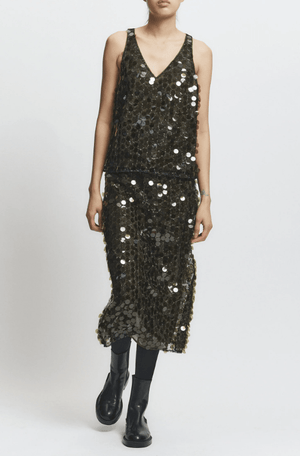 Sol Mesh Sequin Top - The Collective Park City