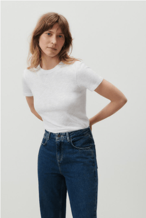 Sonoma Crew Tee - Blanc - The Collective Park City