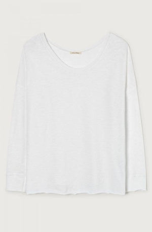 Sonoma Long Sleeve Tee - Blanc - The Collective Park City