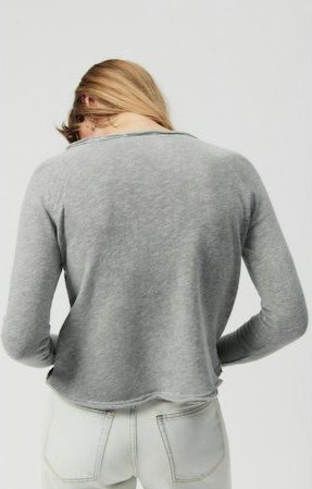 Sonoma Long Sleeve Tee - Gris - The Collective Park City