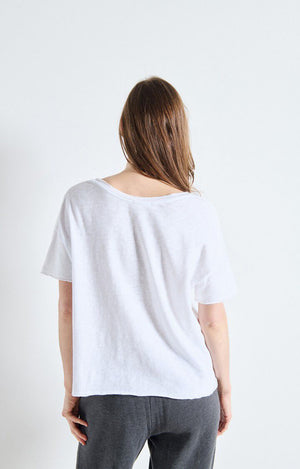 Sonoma Loose Fit Tee - Blanc - The Collective Park City