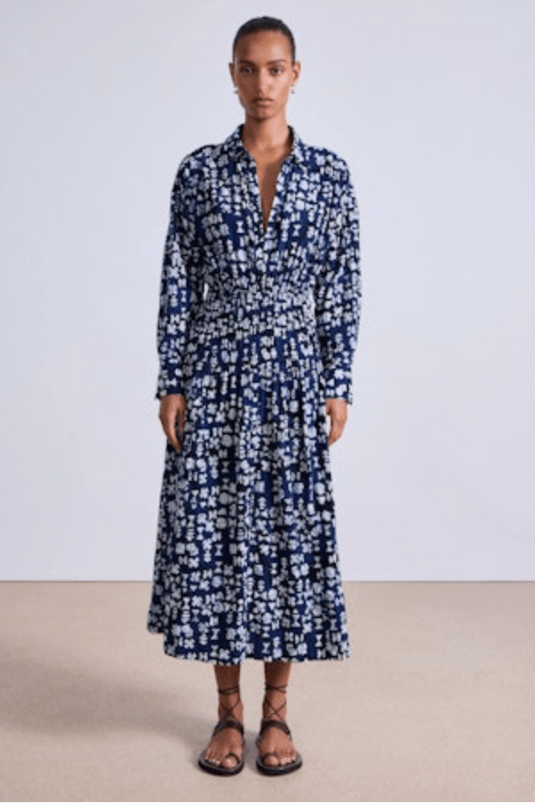 Sophia Smocked Shirt Dress - The Collective Park City