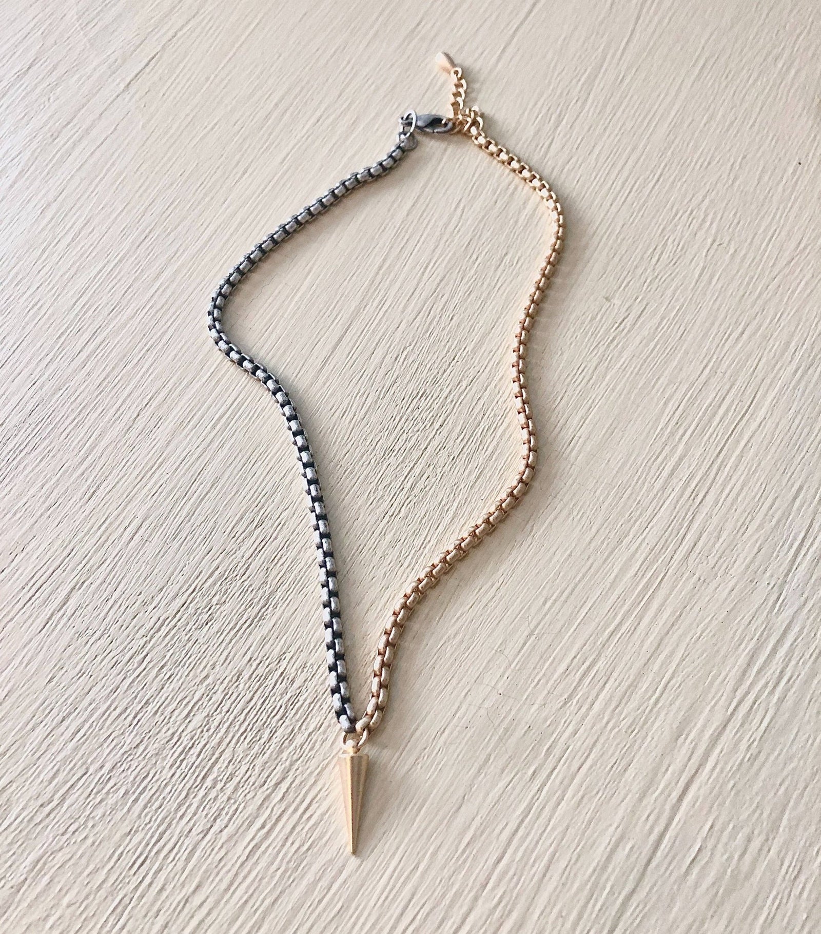 Spano - necklace with spike drop - The Collective Park City