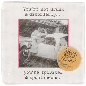 Spirited And Spontaneous Beverage Napkin - The Collective Park City