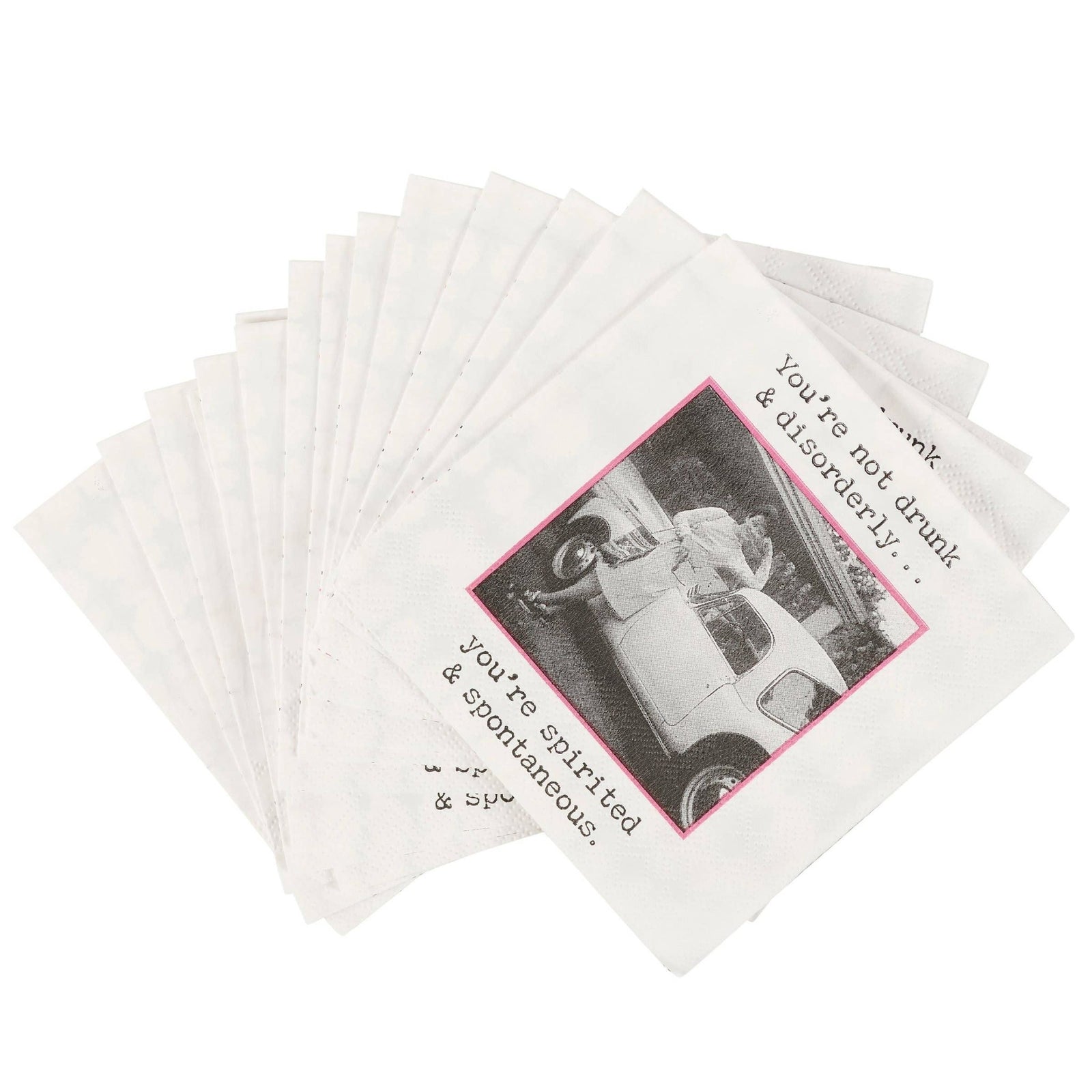 Spirited And Spontaneous Beverage Napkin - The Collective Park City