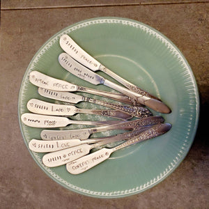 SPREAD HAPPINESS Vintage Cheese Knife - The Collective Park City