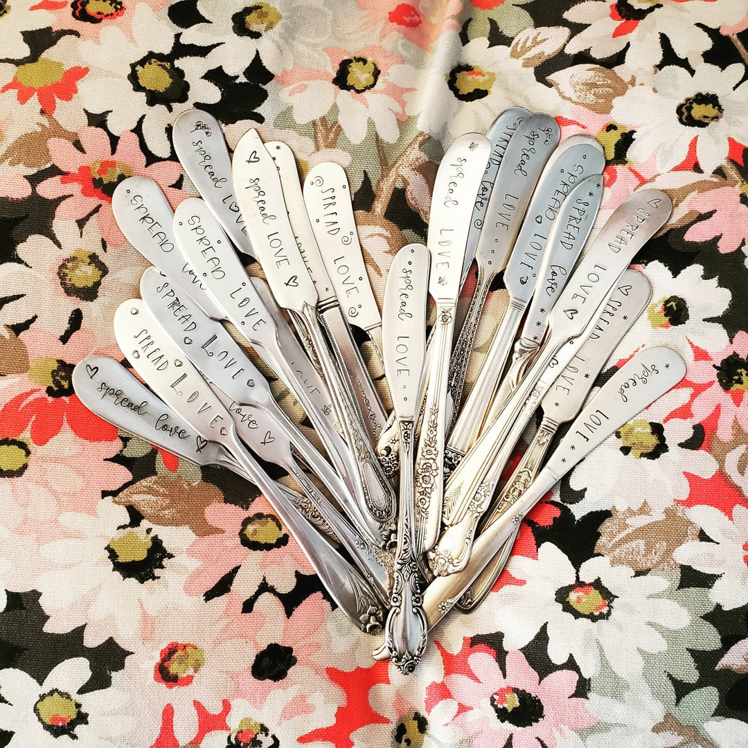 SPREAD LOVE Vintage Cheese Knife - The Collective Park City