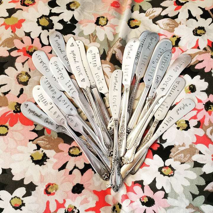 SPREAD LOVE Vintage Cheese Knife - The Collective Park City