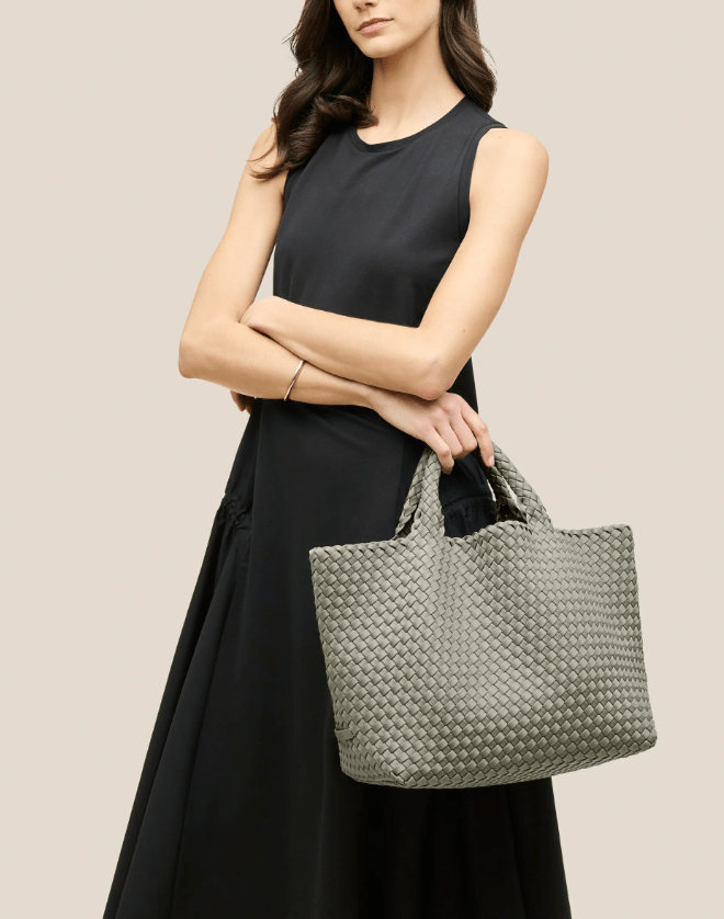 St. Barths Medium Tote - Celadon - The Collective Park City