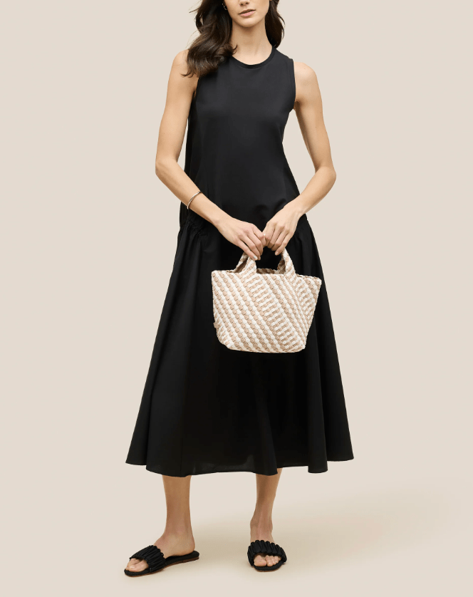 St. Barths Small Striped Geo Tote Bag - Mykonos - The Collective Park City