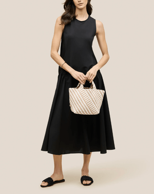 St. Barths Small Striped Geo Tote Bag - Mykonos - The Collective Park City