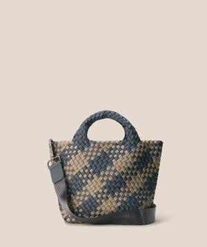 St. Barths Small Tote - Plaid Dune - The Collective Park City