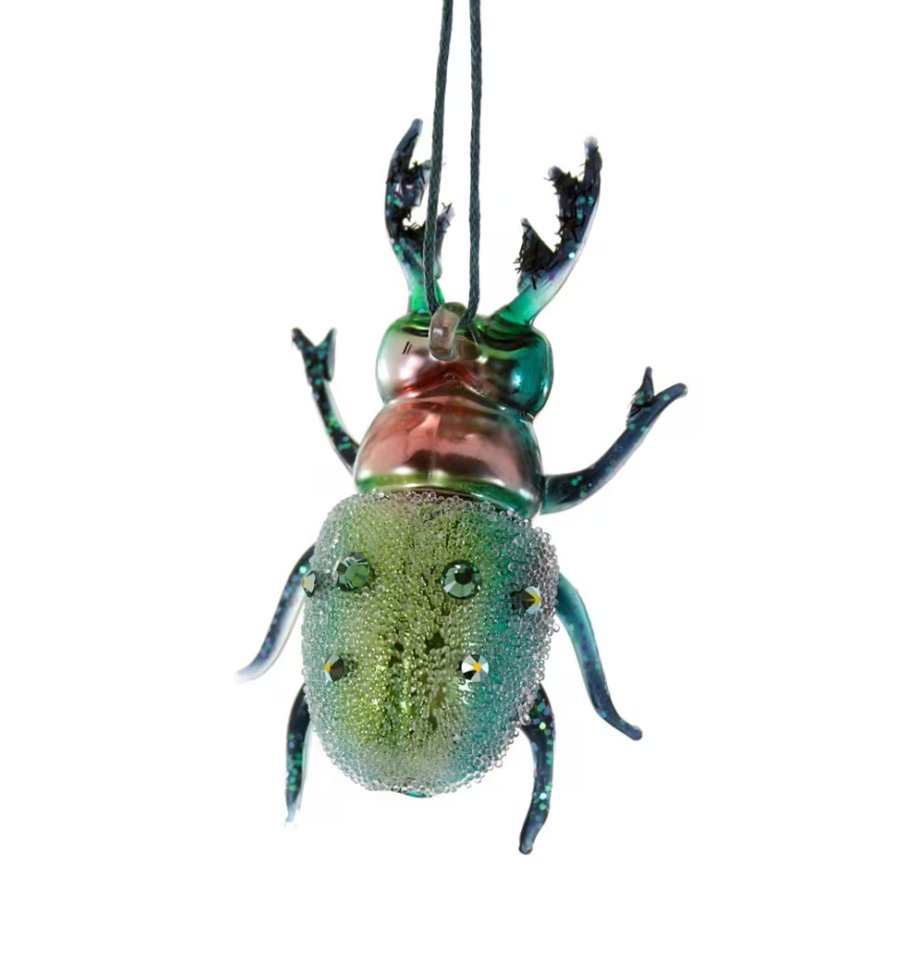 Staghorn Green Beetle Ornament - The Collective Park City