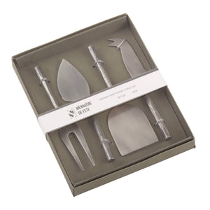 Stainless Steel Cheese Set, Set of 4 - The Collective Park City
