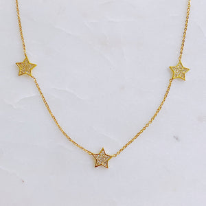 Stars In Greek Island Necklace - The Collective Park City