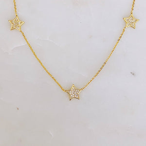 Stars In Greek Island Necklace - The Collective Park City
