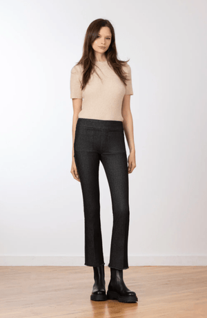 Stitch Crop Flare Denim Pant - The Collective Park City