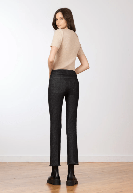Stitch Crop Flare Denim Pant - The Collective Park City