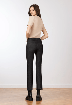 Stitch Crop Flare Denim Pant - The Collective Park City