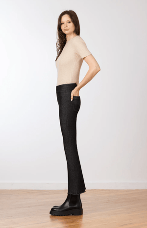 Stitch Crop Flare Denim Pant - The Collective Park City