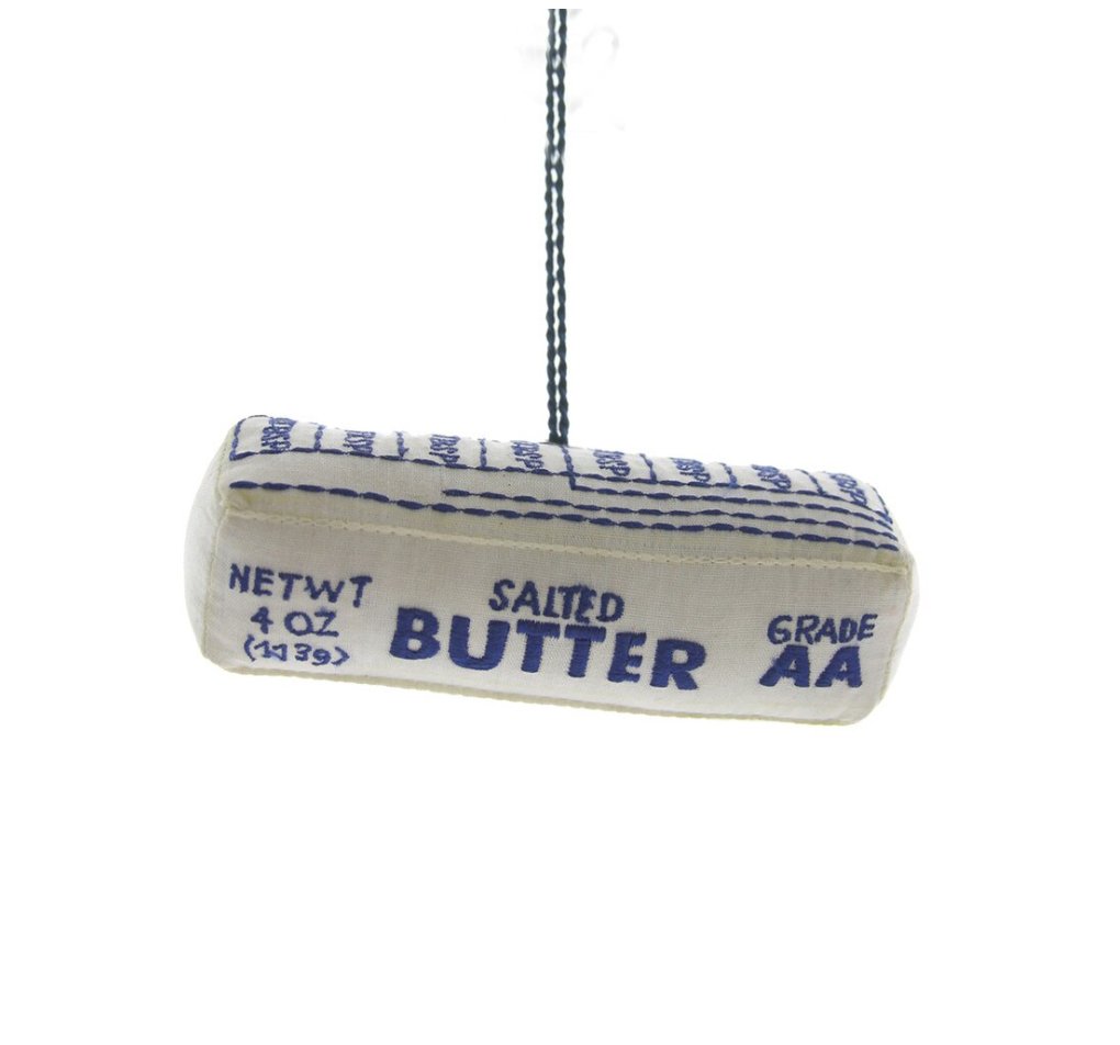 Stitched Butter Ornament - The Collective Park City